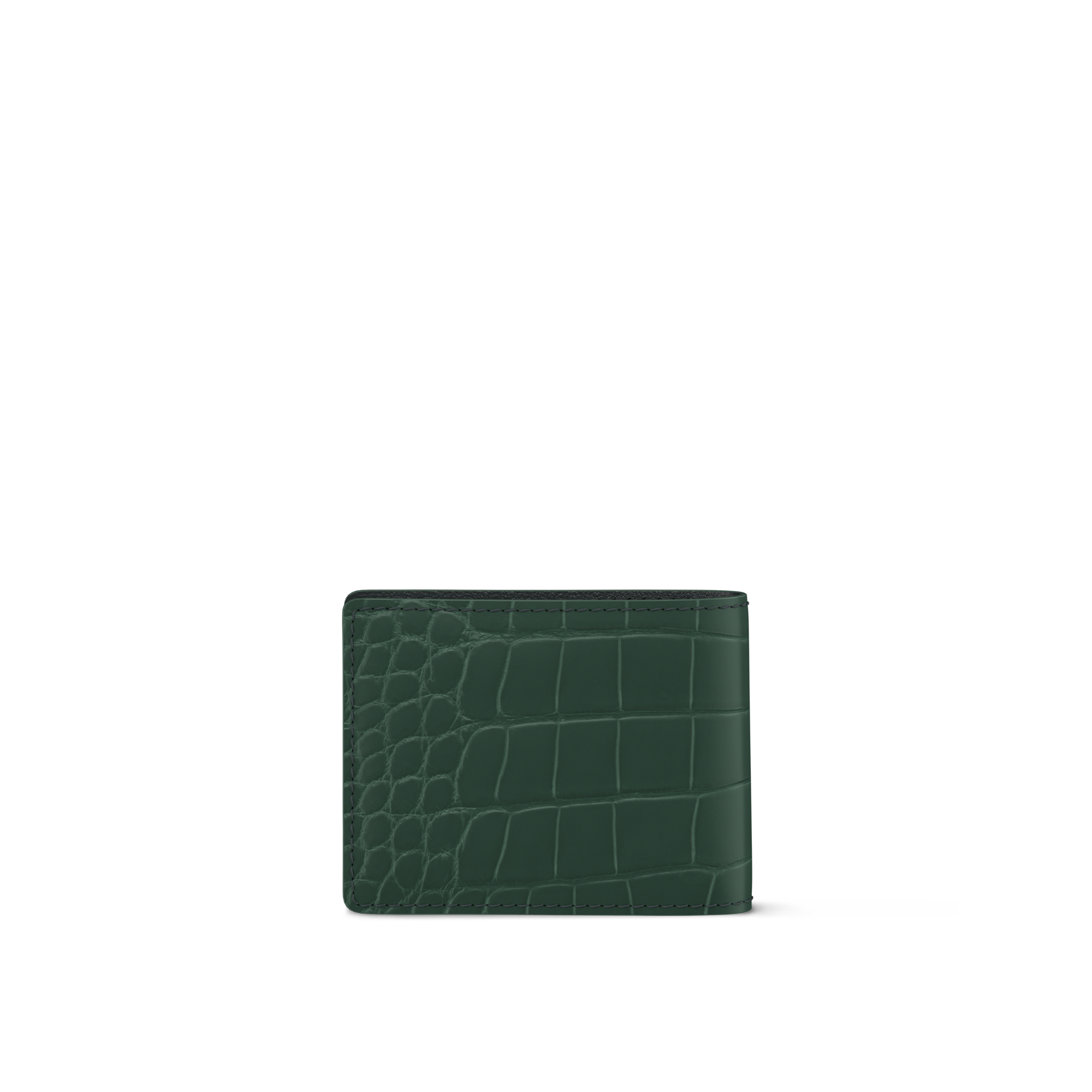 Multiple Wallet Crocodile Mat - Men Small Leather Goods - N89826